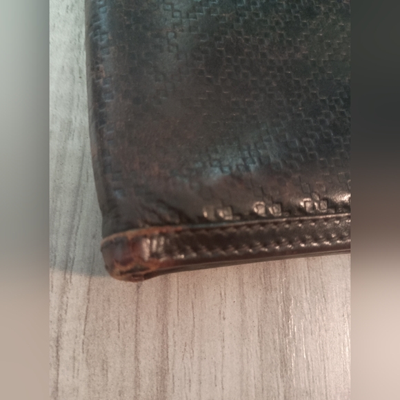 Authentic Gucci Wallet Color Brown Men's Bi-fold Geniune Leather - Picture 11 of 13